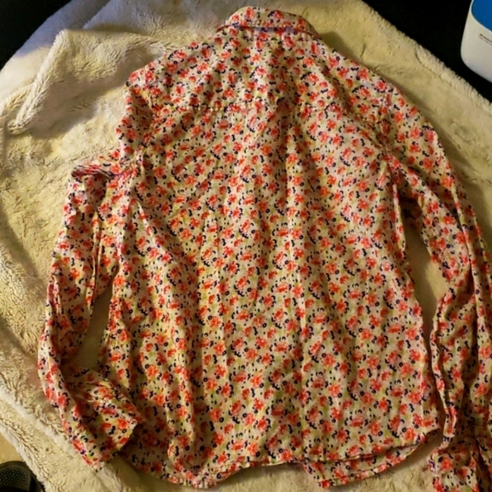 Abercrombie floral blouse #010 - Picture 4 of 9
